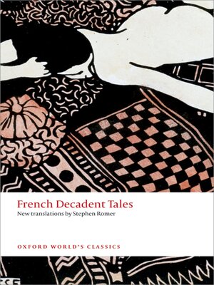 cover image of French Decadent Tales